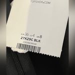 Topshop Women's Black Ruffle Peplum Pencil Skirt Size 4 NEW Photo 3