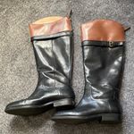 Nine West  Black and Brown Over the Knee Boots Photo 2