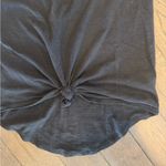 SO  Gray Tank Top with Tie Front and Relaxed Fit Photo 3