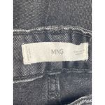 Mango  MNG Women's Gray High Rise Pockets Mini Utility Denim Jeans A-Line Skirt M Photo 2