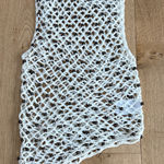 White Fox Boutique White Fox Top Crochet Sleeveless Rely On Me Size Xs White Photo 0