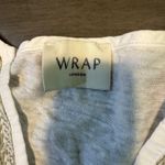 Wrap London Womens Size 4 Embroidered Tunic Top Boho Festival‎ Tie Sleeve White Photo 2