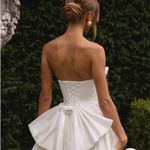 Babyboo Trinity Satin White Mini Dress Photo 1