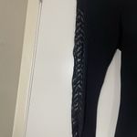Lululemon Black long geometric vinyl printed yoga leggings size 6 Photo 3