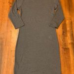Naketano  dress Size Small Gray long sleeve super soft t-shirt style dress midi Photo 8