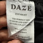 Daze Dark Gray High Rise Straight Leg Ankle Women's Jeans 99% cotton Black Size 28 Photo 8