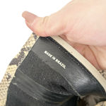 Loeffler Randall Tan Snakeskin Flare Block Heel Booties Sz 8.5 Photo 8