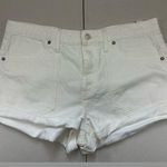 We The Free Free People  Beginner’s Luck Low Rise Slouch Shorts White size 31 Photo 0
