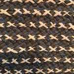 Annabel Ingall Australian Raffia Small Bibi Tote Gray V Deep Green Tan Cross Bag Photo 1