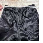 The GREAT. Satin Trousers Pants Women's Size 0 Black Dressy Party Fun Photo 7