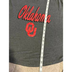 Boxercraft  OU Oklahoma Sleeveless Tank Top Size Medium Gray Boomer V-Neck Photo 4