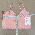 Hot Kiss NWT  size medium adorable soft pink bralette crop top adjustable straps Photo 6