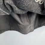 Desigual  Mixed Media Grunge Mini Skirt Womens 36 Black Gray Wool Blend Lined Photo 10