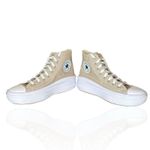 Converse Chuck Taylor All Star Move Platform High Top Womens 9 Beige Beach Stone Photo 5
