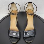 Marc by Marc Jacobs Logo Disc Womens Sandals Size 9 Black Cork Leather Wedge Photo 9