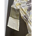 Sobia Zuha Original Sheer Dress Pakistani Designer Slit Leg Sheer Summer Unique‎ Yellow Size M Photo 7