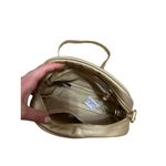 Badgley Mischka  Gold Camera Bag Cross‎ Purse Handbag Vegan Leather Studio Photo 6