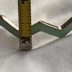 Vintage Blue Enamel Gold Tone Metal Bangle & South Western Chain Bracelet Sz 8 Photo 12