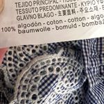 ZARA  Womens Skort Blue White Gingham Embroidered Lace Hem Side Tie Feminine XS Photo 2