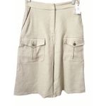 Eleventy Platinum Beige Linen Pleated Knee Length A Photo 4