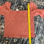 Lush Clothing LUSH Reyna Polka Dot Sheer Sleeve Blouse Light Pink Size XL NWT Photo 10