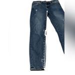 Liverpool Abby Medium Adams Wash Mid Rise Distressed Skinny Jeans Sz 4 Photo 13