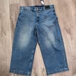 Banana Republic  High Rise Wide Leg Crop Jeans Plus Size 34 Denim NEW Photo 0