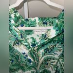 Cara Cara Hobbs Dress in scroll paisley XS/S Green Photo 3