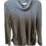 J.Jill  Cowl Neck Side Tie Waffle Knit Pullover Sweater Size Large Photo 1