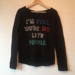 Junkfood NEW Junk Food I’m Cold Your Hot Lets Cuddle Sweatshirt Photo 1
