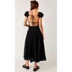Free People  Feeling Bonita Midi Dress in Black Size Large Photo 1