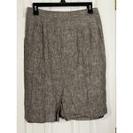 Nine West  Suit Women’s Tan Pencil Skirt, Linen And Cotton, Size 4 Photo 2
