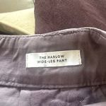 Madewell Purple Wide Leg PantsThe Harlow Linen Blend High rise Pleated Front 8 Photo 7