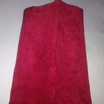 Allyson Whitmore 14W Deep Red Super Soft Suede Look Holiday Pants Plus Photo 1