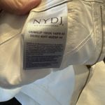 NYDJ  Women's LiftxTuck Stretch Linen Blend White Bermuda Shorts‎ 10 Photo 4