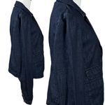 Anthropologie Anthropolige Pilcro Denim Two Button Blazer Jacket Size Medium NWT New Photo 7