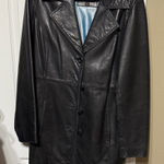 Apt. 9  Women's Black Lambskin Leather Jacket Size Large Photo 0