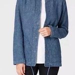 J.Jill Pure Jill Indigo Quilted Matelasse Jacquard Snap
Denim Chambray Relaxed Jacket M Photo 0