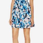Rachel Roy Blue Abstract Print Dress Photo 0