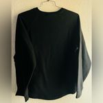 PINK - Victoria's Secret PINK Sweatshirt Black with Silver Glitter Graphic front Crew Neck Long Sleeves M Photo 7