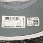 Adidas  Women’s White & Gray Reflective Adjustable Sun Visor Hat NEW OS Photo 3