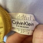 Calvin Klein VINTAGE y2k Gold Swimsuit Top Size 8 String Bikini Triangle Top Photo 8
