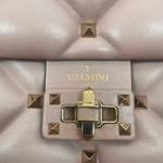 Valentino Garavani Candystud Medium Top Handle Leather Bag Rockstud Pink Photo 6