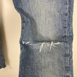 We The Free  Free People Stella Rip Repair Button Fly Skinny Jeans Denim Size 27 Photo 4