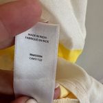 BeachLunchLounge women’s yellow white striped collared dress with collar large Photo 4