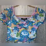 Dolls Kill  X Care Bears crop top size small NWOT Photo 0