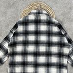 Banana Republic  Women’s Wool Blend Flannel Shirt Button Up Jacket Shacket Size L Photo 8