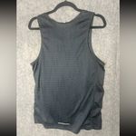 Nike  Dri Fit Women Size Medium‎ Gray breathable athletic workout tank top Photo 4