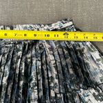 Tanya Taylor Floral Revolve Silver Pleated Metallic Grunge Mini Size 4 retail price 500$ Photo 8