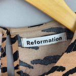 Reformation  Maurita Dress in Raja Tiger Print Size 2 Photo 9